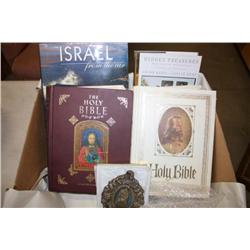 Misc. Box of Books & Picture