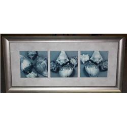 Framed Modern Art Print 25 x 50