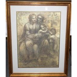 Framed Print of Women and Children