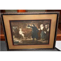 Vintage Framed Print Young Handle""