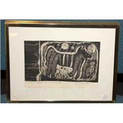 Signed and Numbered Print Midnight Rambler by Ginger Hughes Signed &  Numbered Print 13 x 10