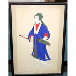 Framed Asian Print Framed Print 12 x 17