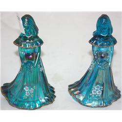 Hand Painted & Signed 7 Tall Fenton Figurines"