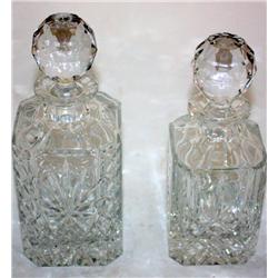 2 Crystal Decanters