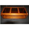 Image 1 : Wood Glass Top Coffee Table
