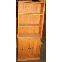 Wood Shelf and Cabinet