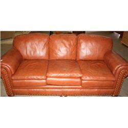 Brown Leather Sofa