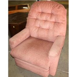 Pink Rocker Recliner Chair