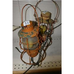 Lot of 2 Old Fashioned Hanging Lights