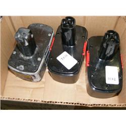 (3) Craftsman 19.2 Volt Batteries