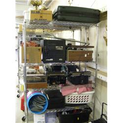 Rack Lot of Misc. Items