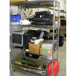 Rack Lot of Misc. Items