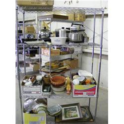 Rack Lot of Misc. Items