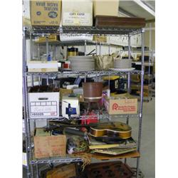 Rack Lot of Misc. Items