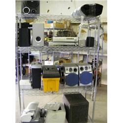 Rack Lot of Misc. Items