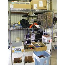 Rack Lot of Misc. Items