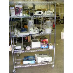Rack Lot of Misc. Items