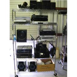 Rack Lot of Misc. Items