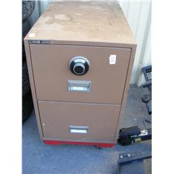 2 Drawer Lockable Metal Filing Cabinet