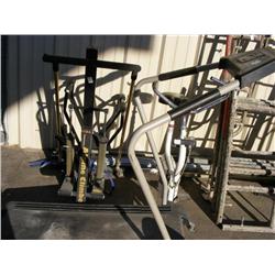 Lot of 4 Exercise Machines Treadmill Alpine Climber Bike and Ab workout  Machine