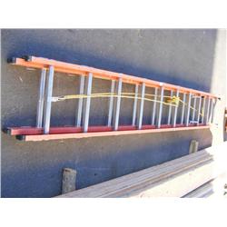 17' Fiberglass Extension Ladder