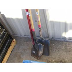 2 Shovels & Scraper