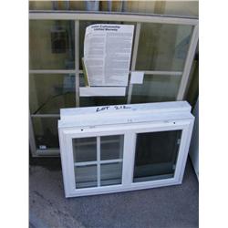 Lot of 2 Double Pane 2' 3 x 1' 6" Windows"