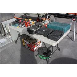 Table Lot of Misc Tools