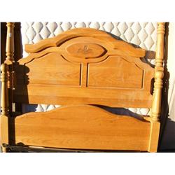 Queen Size Bed Set with Frame & Headboard