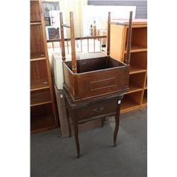Singer" Sewing Machine  File Cabinet & 2 Tables"