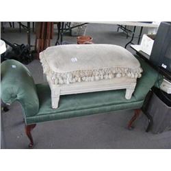 2 Padded Foot Stools