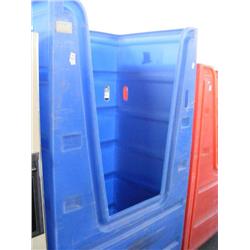 Large Blue Plastic Bin