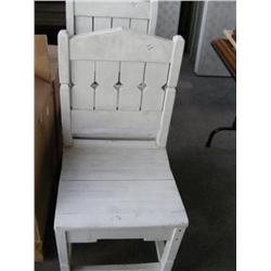 Lot of 2 Wooden Chairs
