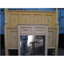 Mirror with Matching Headboard & Footboard