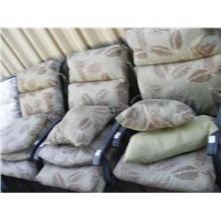 Lot of 3 Matching Outdoor Chairs with Cushions