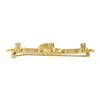 Image 5 : Vintage Victorian Revival 14K Gold Diamond Detailed Bar Pin Brooch w/ Dangle