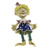 Image 6 : Vintage Martin 18K Gold 0.32 ctw Ruby Detailed Enamel Girl Clown Pin Brooch