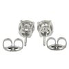 Image 4 : NEW Classic Platinum 1.86 ctw Round Brilliant Cut Diamond Prong Set Stud Earring