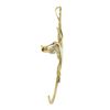 Image 5 : Vintage 14K Gold Detailed Textured Polished Flying Bird Pin Brooch Pendant