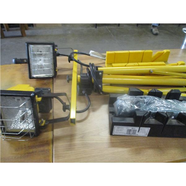 HALLOGEN LIGHTS, BRACKETS, ETC