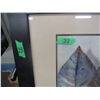 Image 2 : FRAMED PICTURE OF THREE LEAVES (APPROX. 22" X 28") (SIGNED)