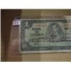 Image 2 : 1937 CANADA KING GEORGE VI LEGAL TENDER BANK OF CANADA $1 BILL