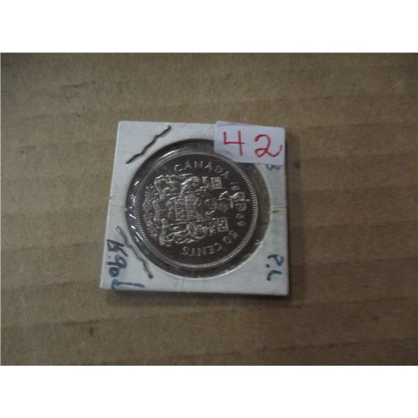 1968 PROOF CAMEO CANADA HALF DOLLAR