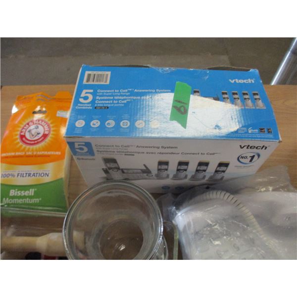 BOX C/W TWO PHONE SYSTEMS