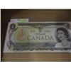 Image 1 : 1973 CRISP UNCIRCULATED LAST OF CANADA $1 BILL