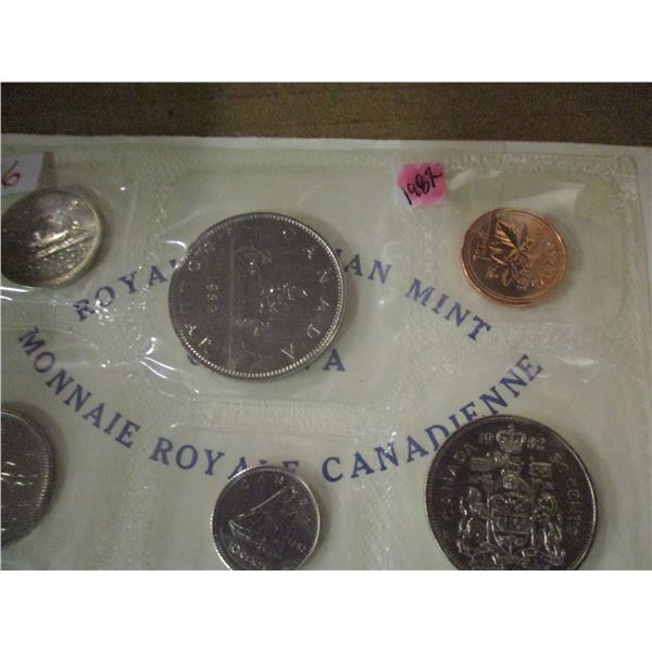 1982 PROOF CANADA MINT SEALED COIN SET