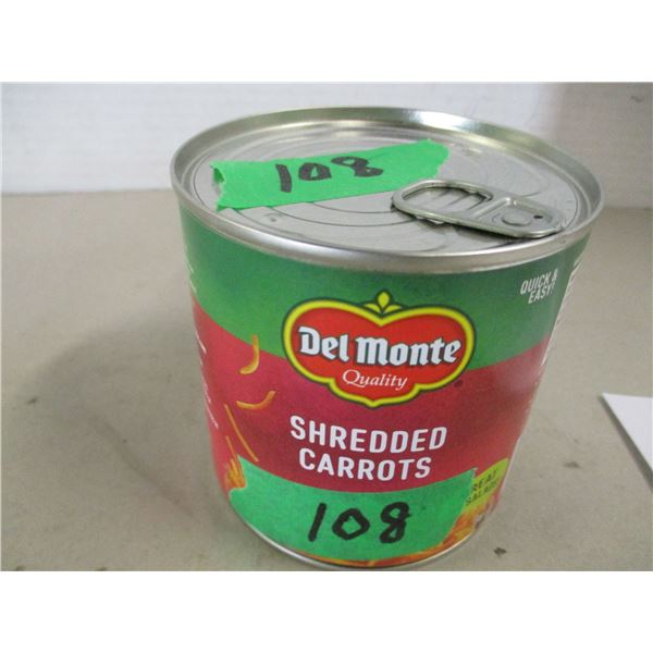 SHELF PULLS (AS IS):  SHREDDED CARROTS (398 ML) - CAN