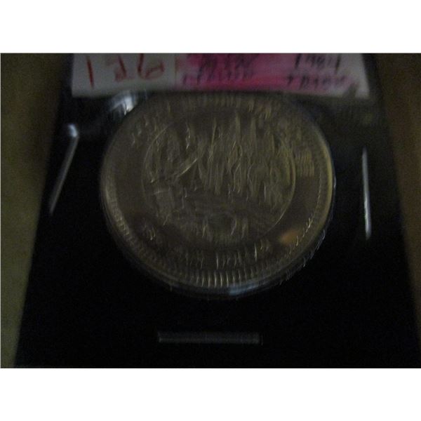 1984 CH/BU ROCKY MOUNTAIN HOUSE TRADE DOLLAR