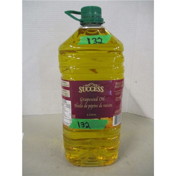 SHELF PULLS (AS IS):  GRAPESEED OIL (5 L) - JUG