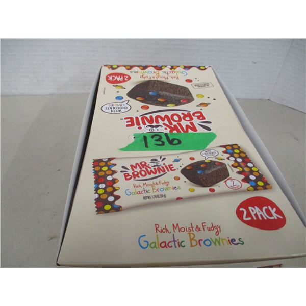 SHELF PULLS (AS IS):  MR. BROWNIE 2 PACK BROWNIES - BOX
